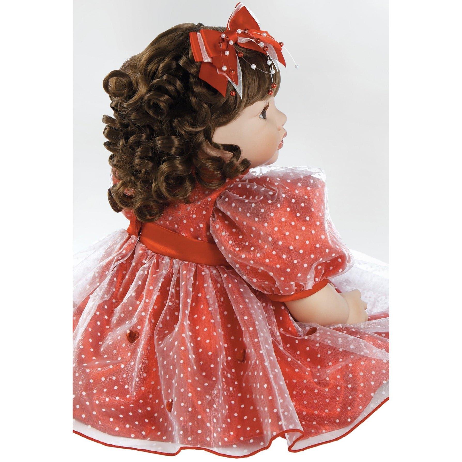 Porcelain Doll, Valentina, Perfect Valentine's Day Gift, 21 inches