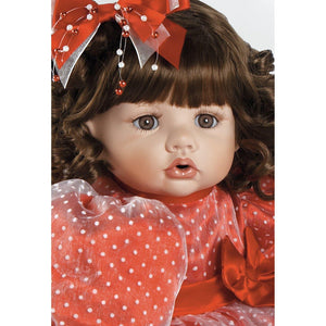 Porcelain Doll, Valentina, Perfect Valentine's Day Gift, 21 inches