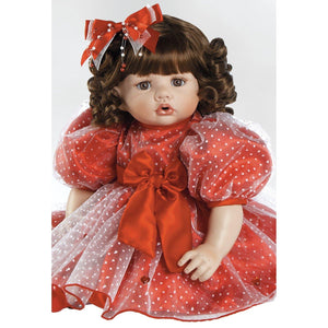 Porcelain Doll, Valentina, Perfect Valentine's Day Gift, 21 inches