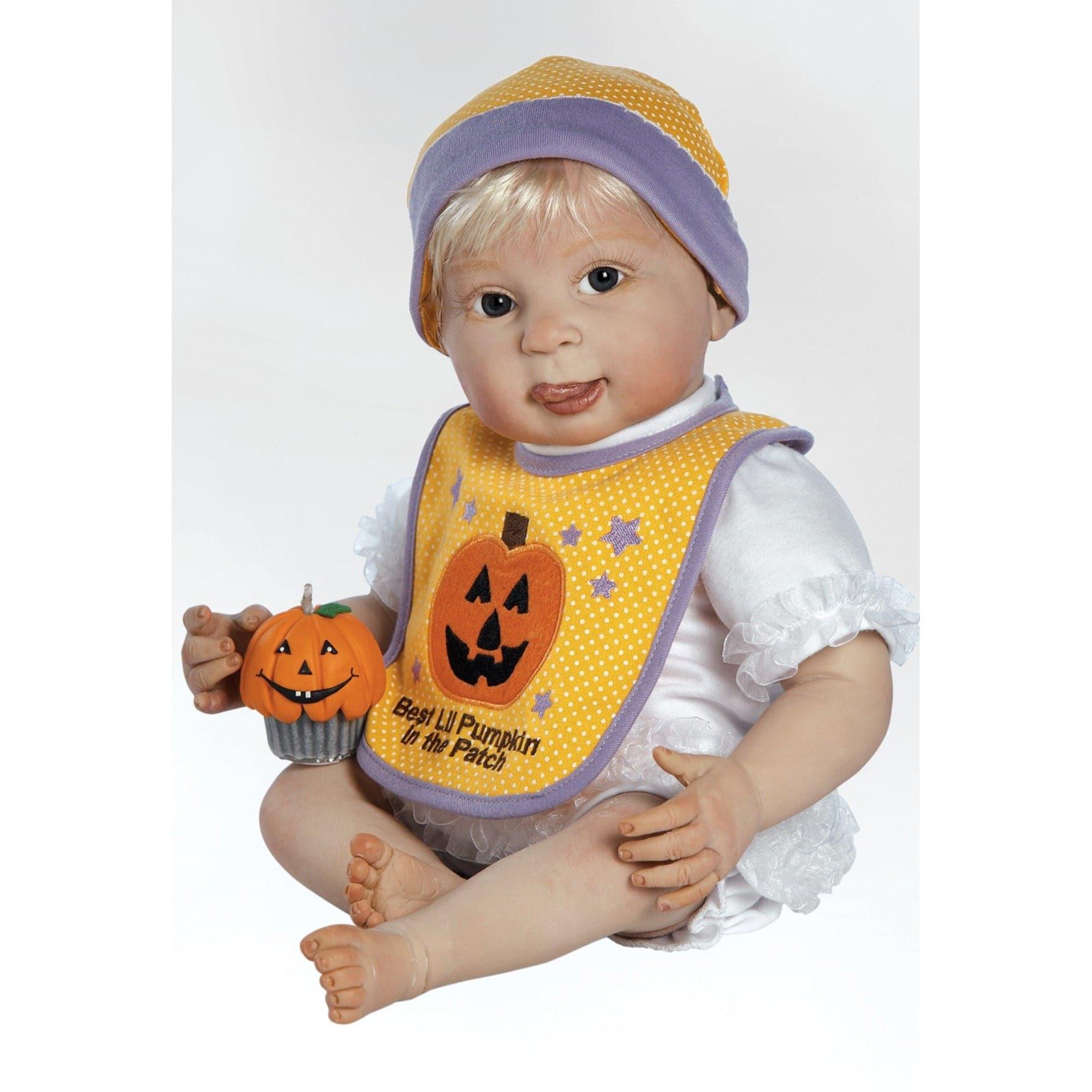 18 inch Real Life Baby Doll - Yummy in My Tummy Doll in Silicone-like Vinyl